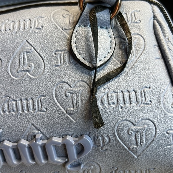 Juicy Couture Los Angeles NWT Slate Blue Semi Charmed Satchel Crossbody Bag (55) - Picture 8 of 9